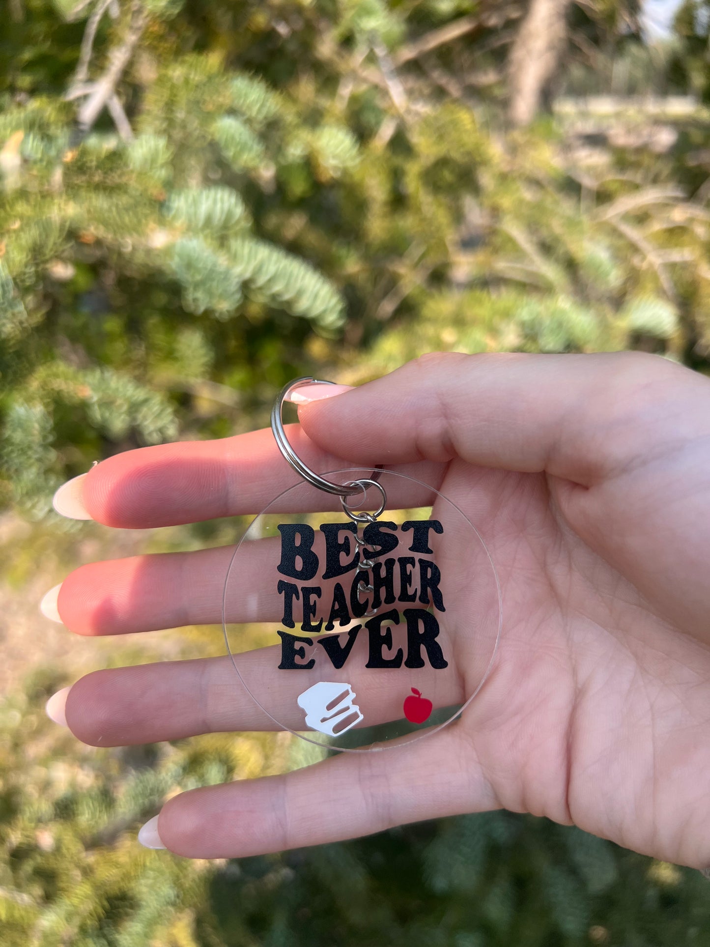 Best Teacher Ever Keychain